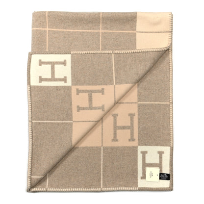 Hermes Wool Cashmere Avalon III Blanket Coco Camomille 2 of 3