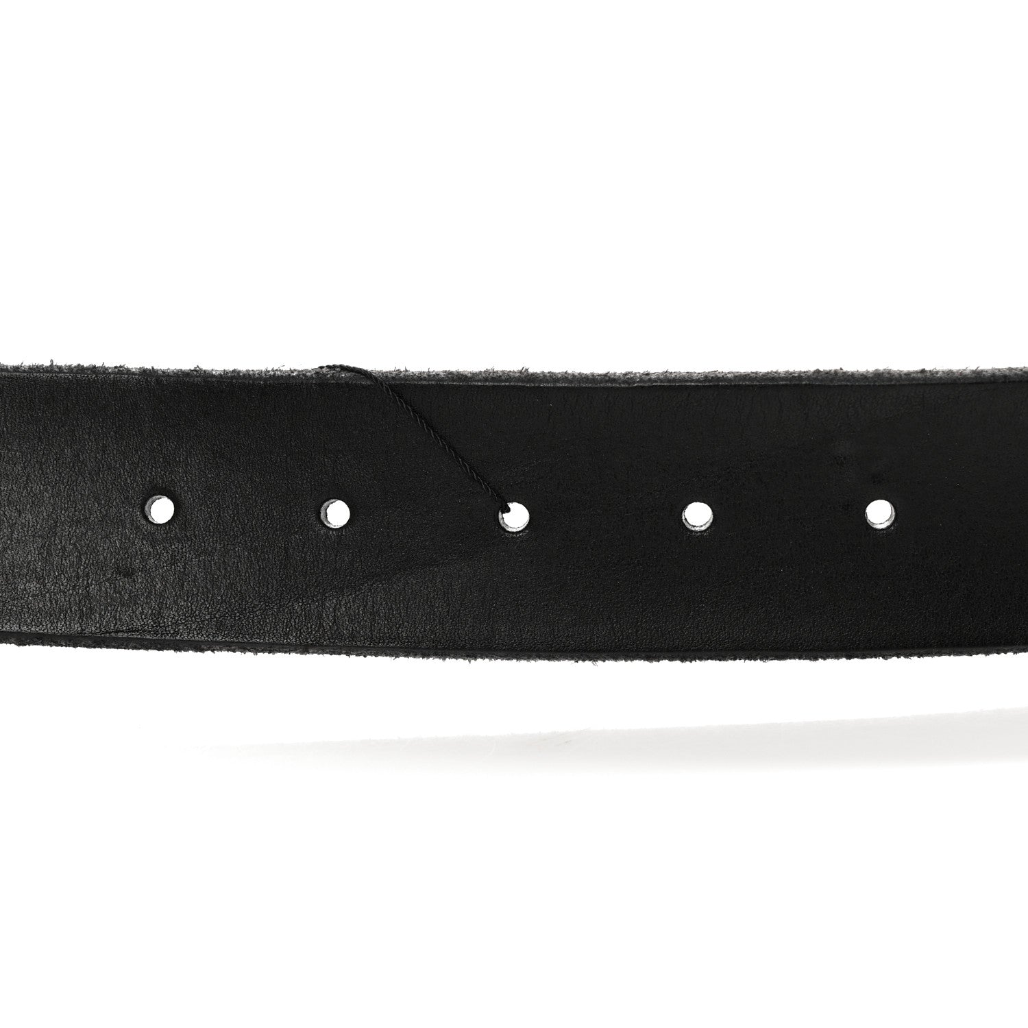 Gucci Faded Calfskin Snake Double G 40mm Belt 100/40 Black 3 of 11