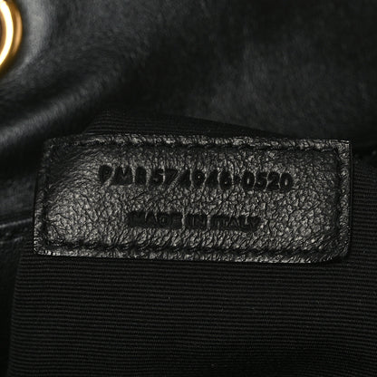 Saint Laurent Calfskin Y Quilted Monogram Medium Loulou Chain Satchel Black 8 of 9