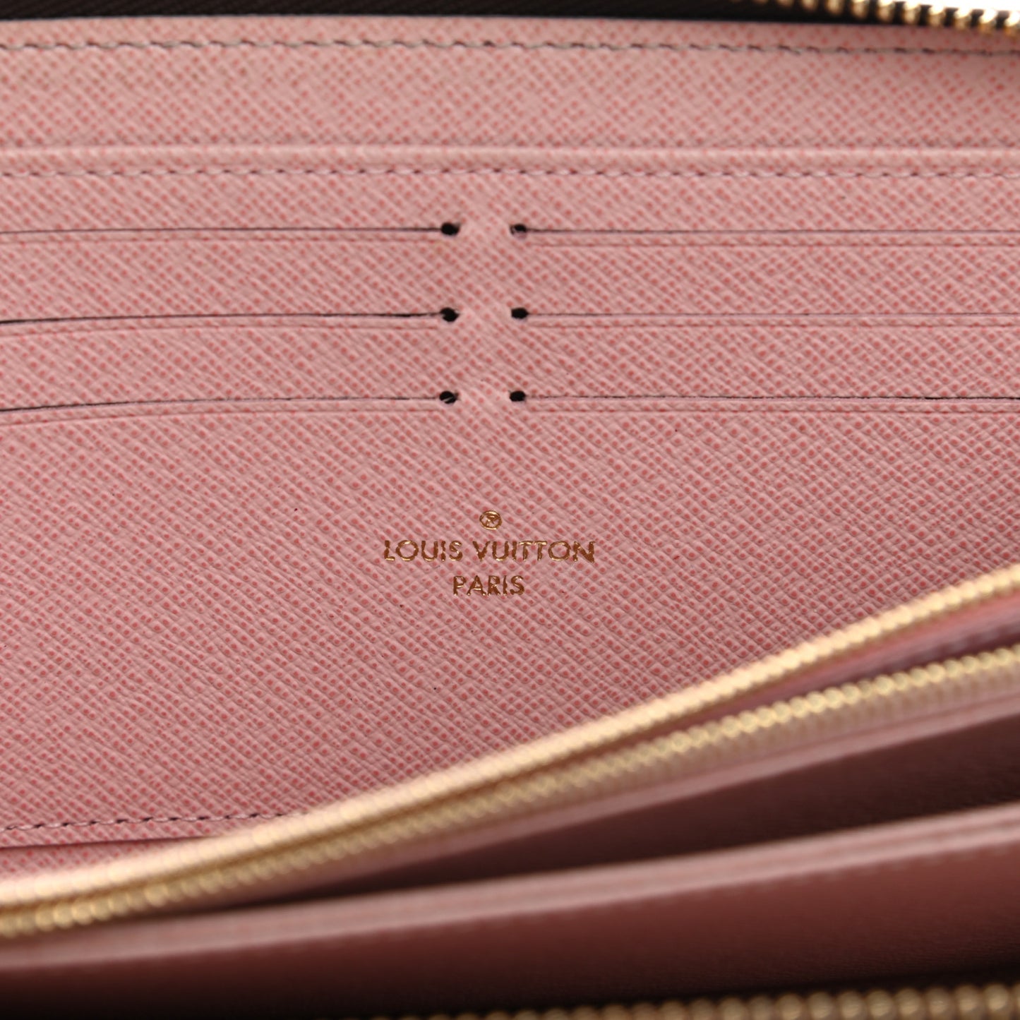 Monogram Zippy Wallet Rose Ballerine