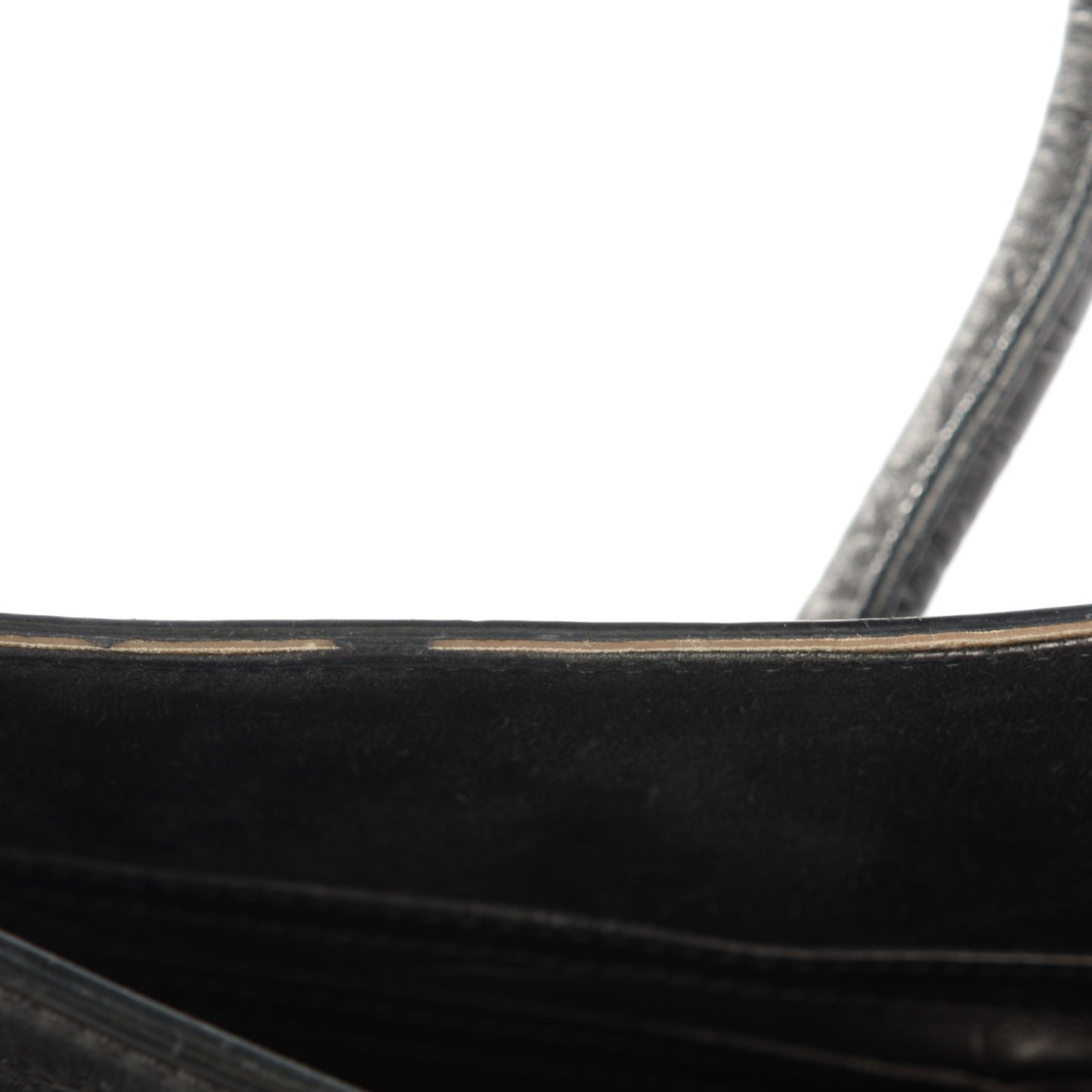 Crocodile Embossed Calfskin Medium Phantom Luggage Black