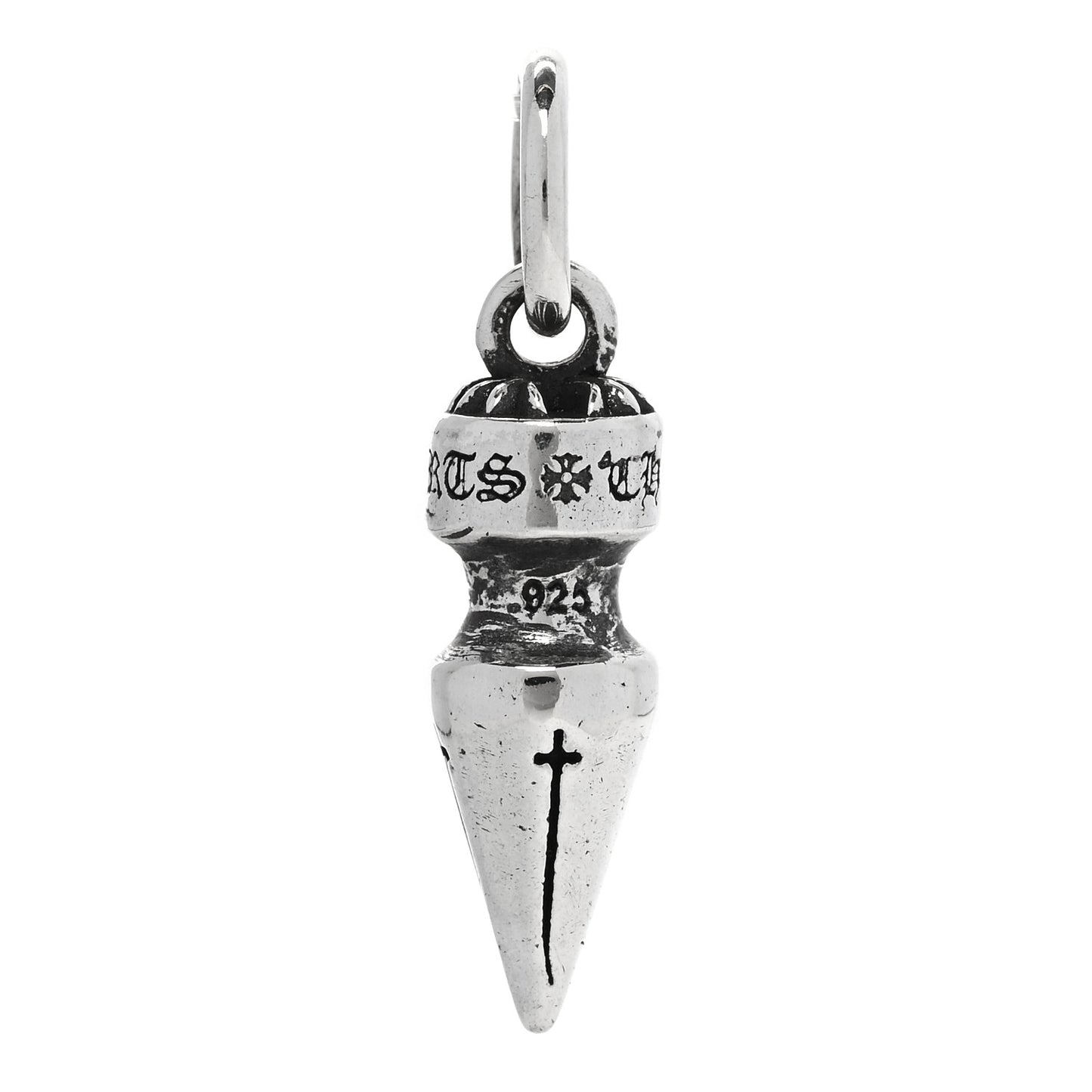 Sterling Silver Cross Spike Pendant