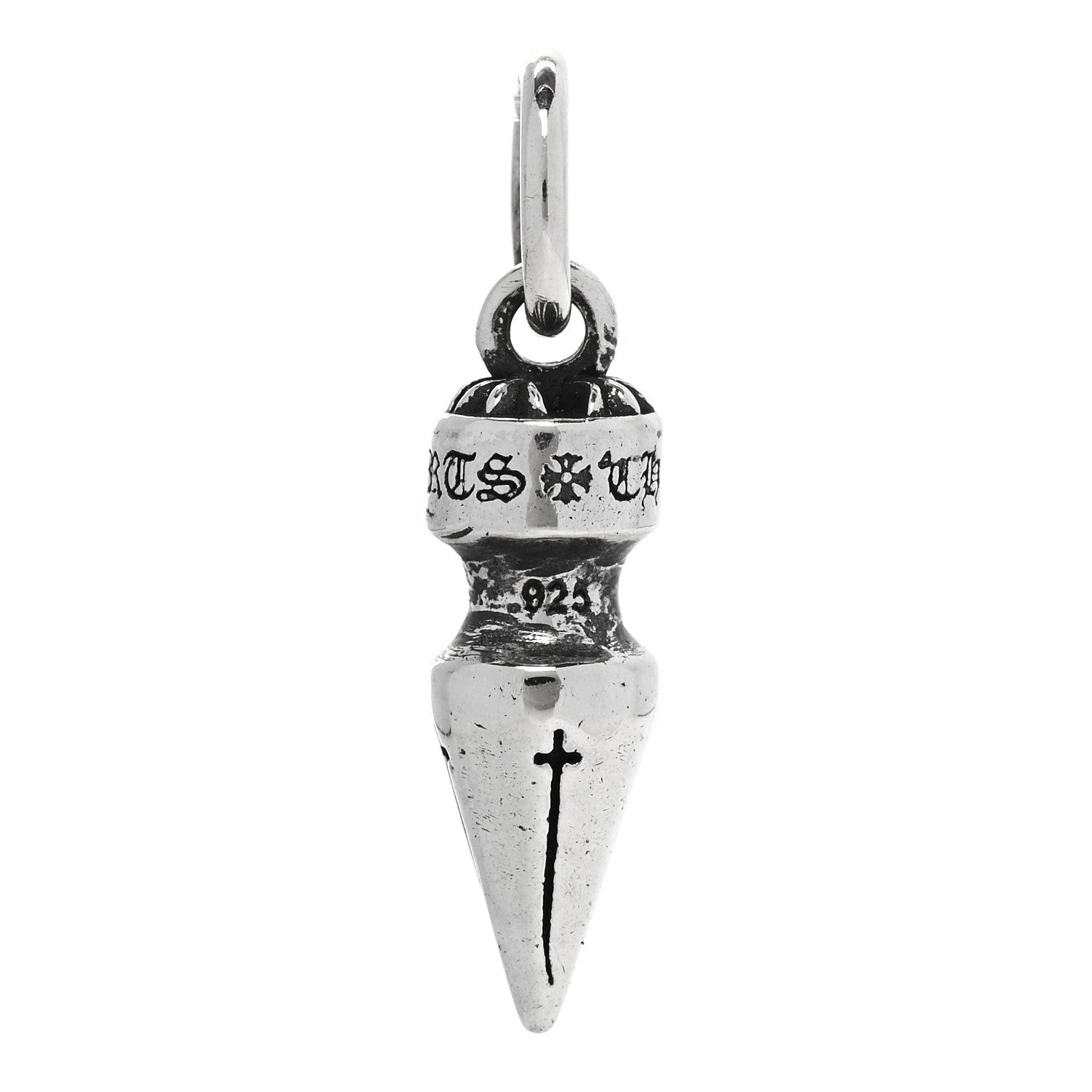 Chrome Hearts Sterling Silver Cross Spike Pendant 3 of 5