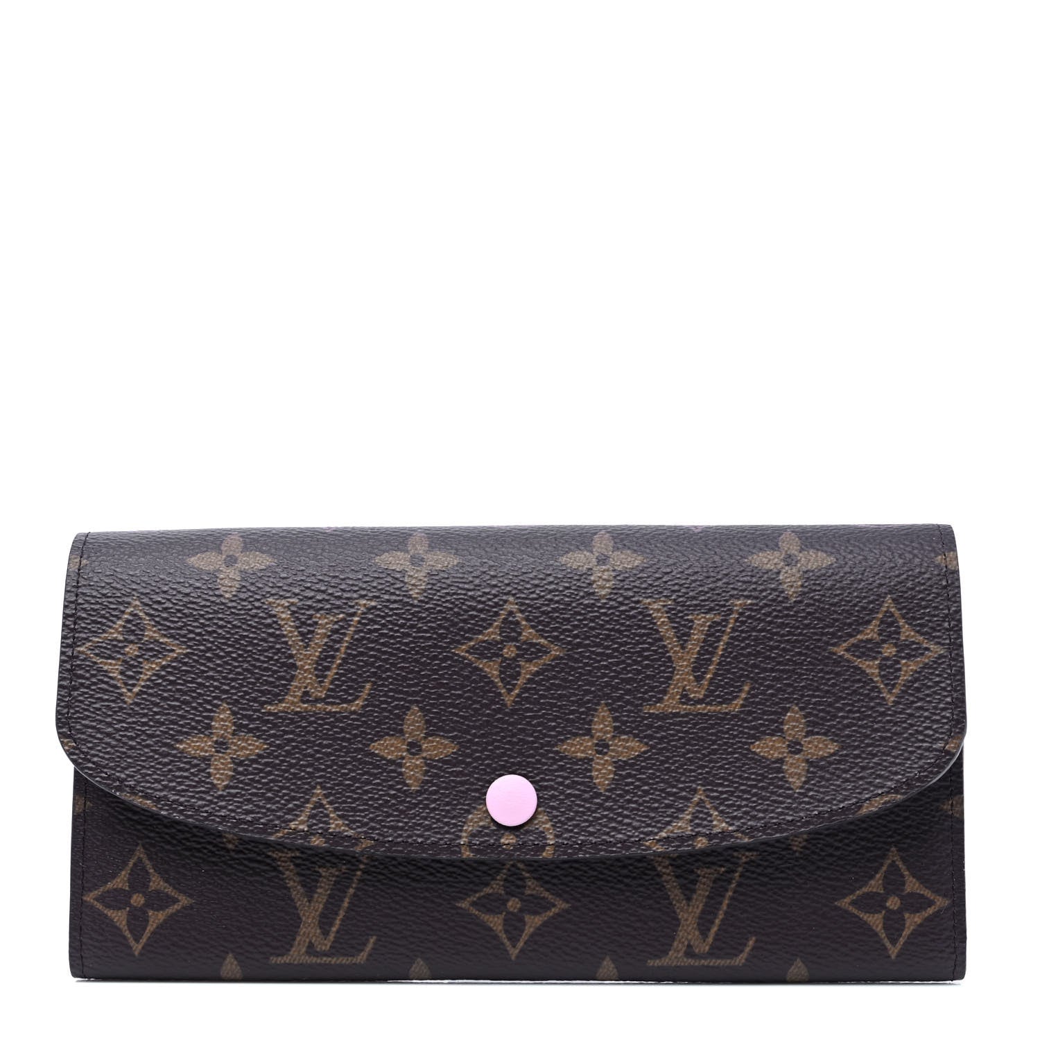 Louis Vuitton Monogram Emilie Wallet Rose Ballerine 1 of 5