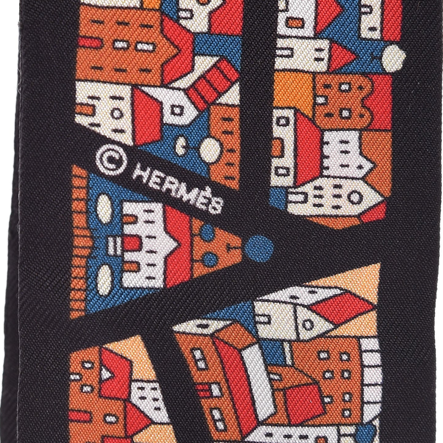 Silk Rive Droite Rive Gauche Twilly Noir Brique Bleu
