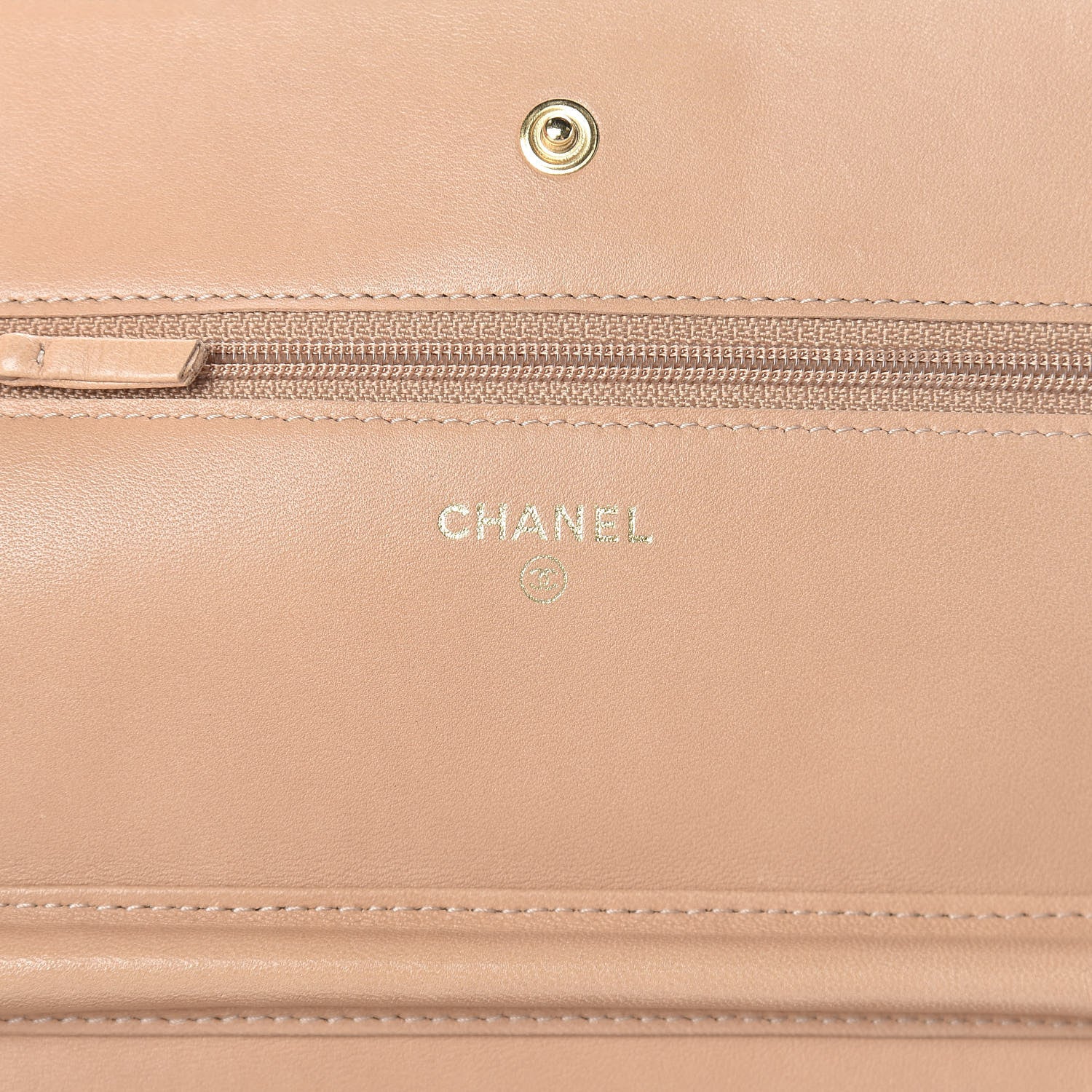 Chanel Lambskin Quilted Reissue Wallet On Chain WOC Beige 6 of 11