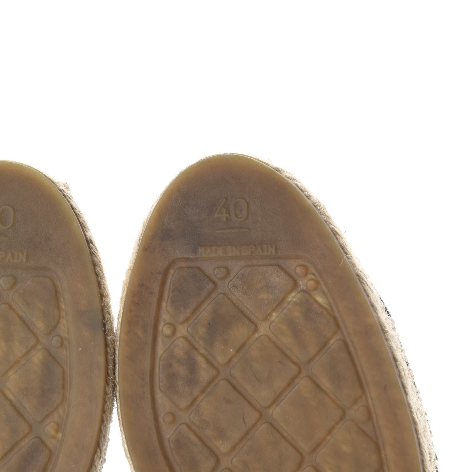 Chanel Lambskin CC Espadrilles 40 Black 8 of 13