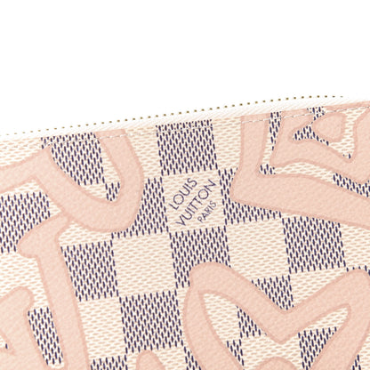 Louis Vuitton Damier Azur Tahitienne Clemence Wallet 9 of 9