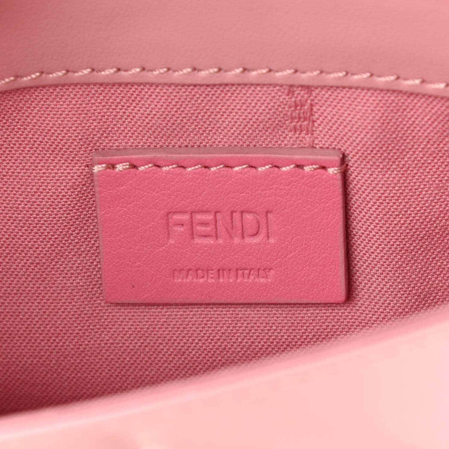 Fendi Vitello Elite Century Hypnoteyes Studded Tube Wallet On Chain Bubblegum Multicolor 5 of 8