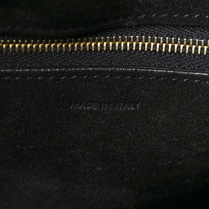 Celine Soft Grained Calfskin Sangle Bucket Bag Black 7 of 9
