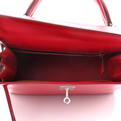 Hermes Tadelakt Kelly Sellier 28 Rouge Vif 5 of 12