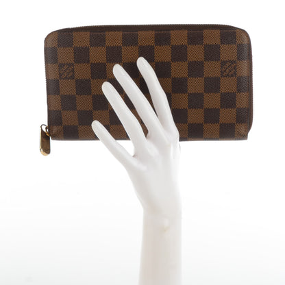 Louis Vuitton Damier Ebene Zippy Organizer Wallet 2 of 7