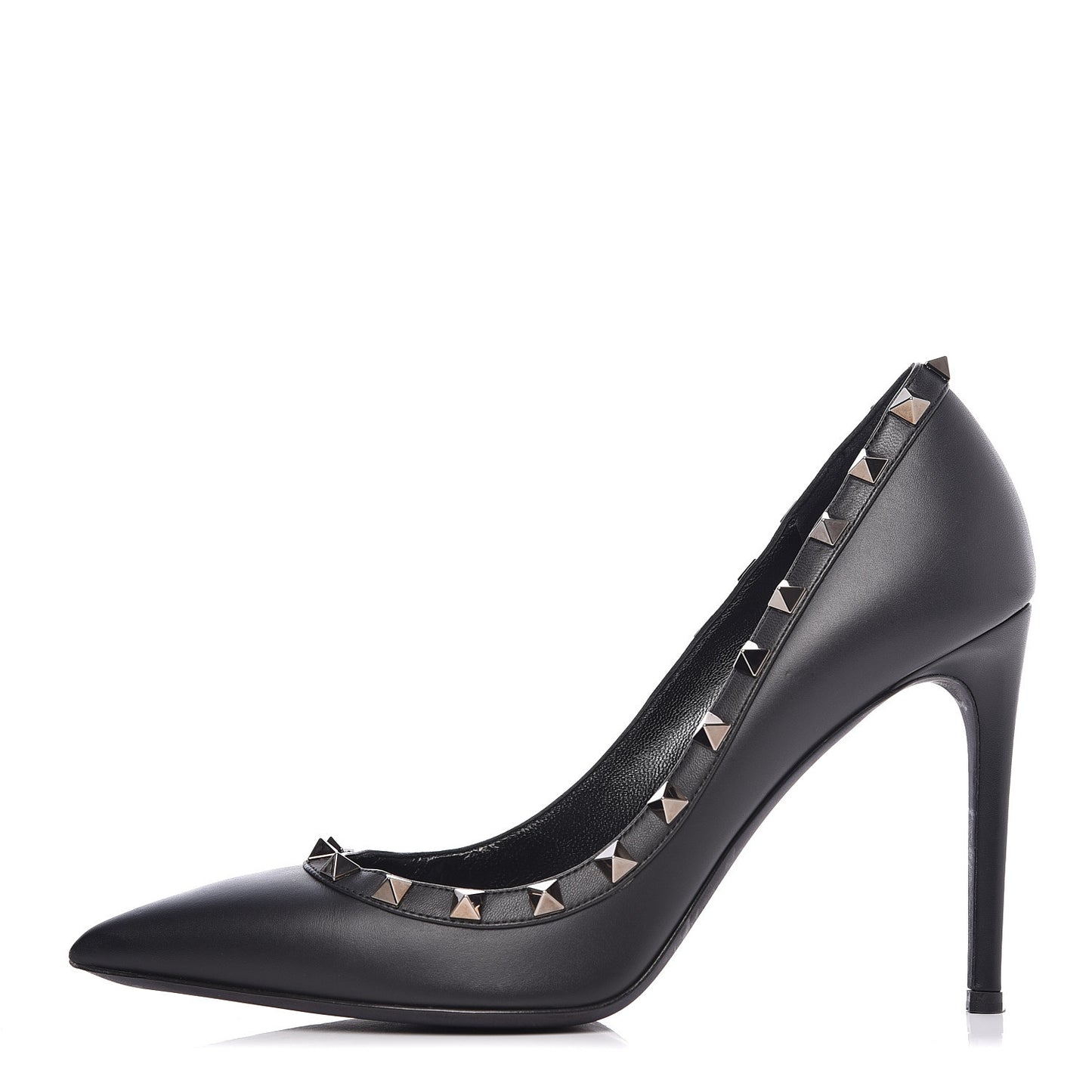 Nappa Rockstud 100mm Pumps 38.5 Black