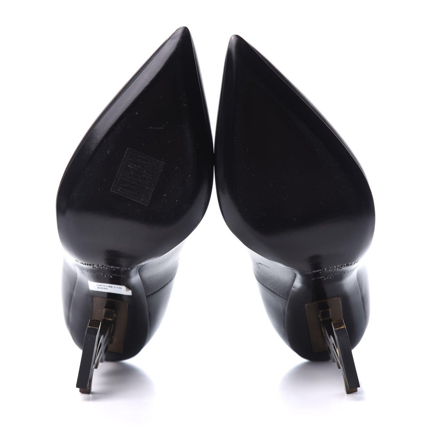 Calfskin Opyum 110 Pumps 35 Black Gold