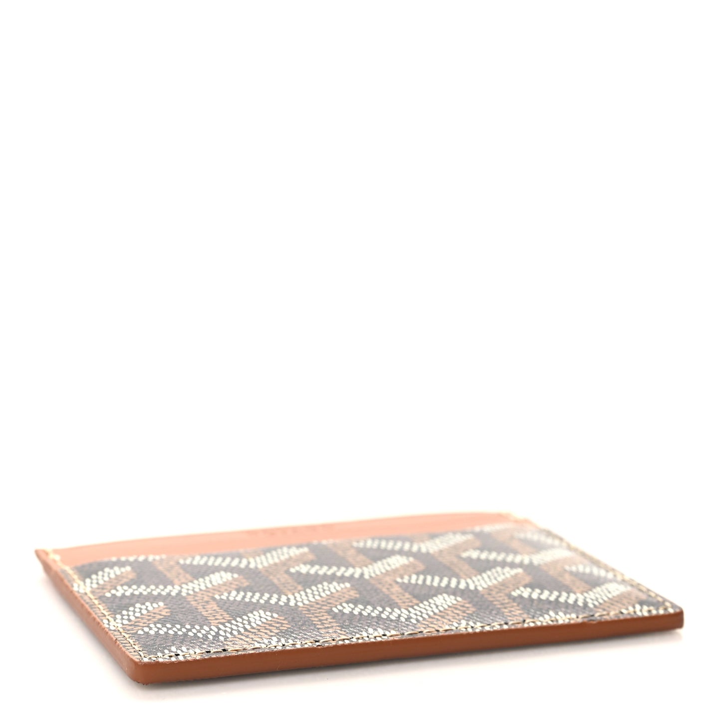 Goyardine Saint Sulpice Card Holder Black Gold