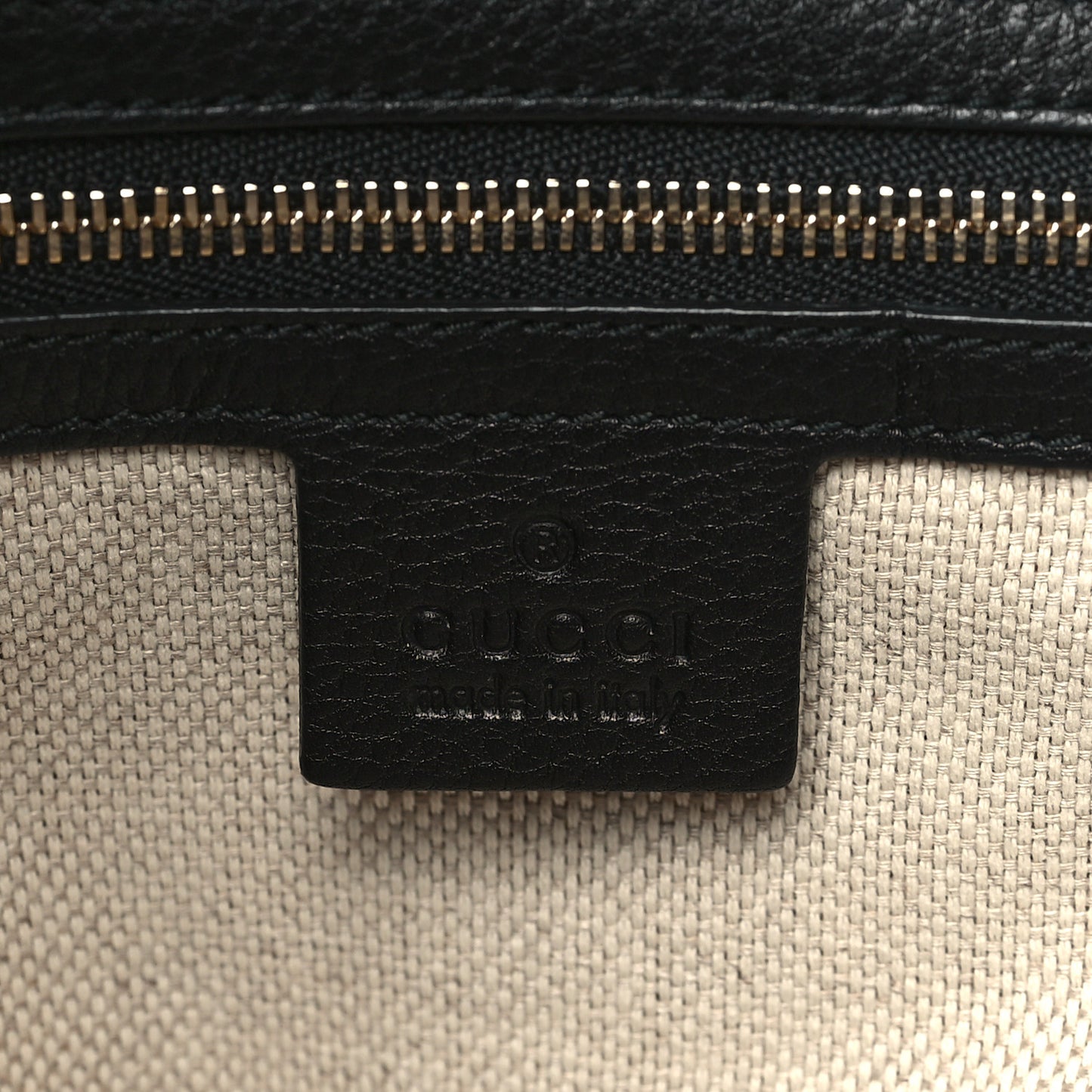 Pebbled Calfskin Medium Soho Shoulder Bag Black