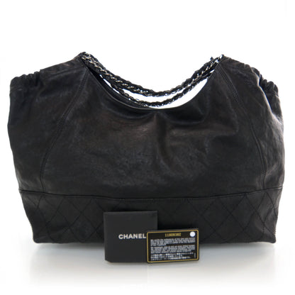 Chanel Calfskin XL Coco Cabas Black 3 of 9