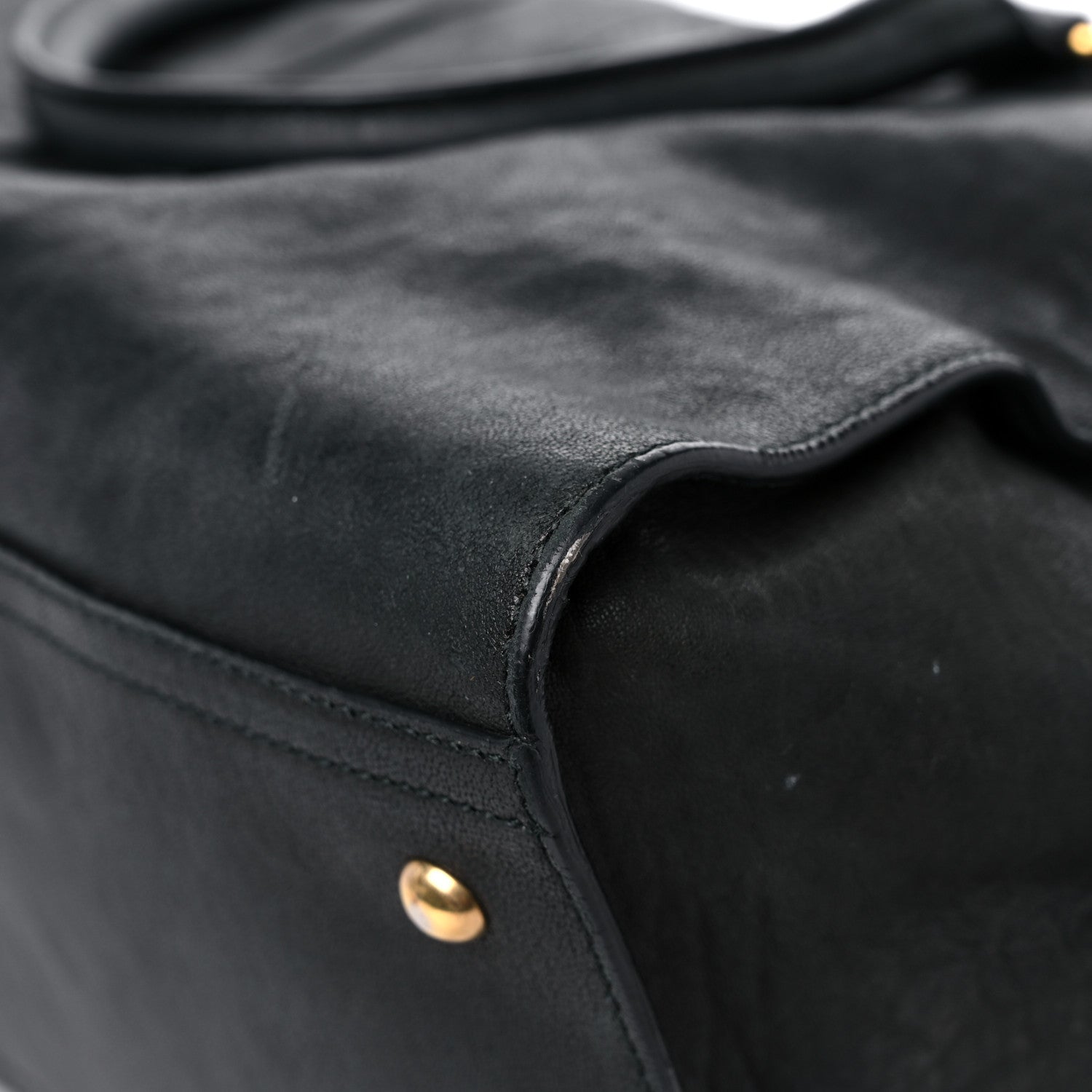 Saint Laurent Sheepskin Medium Cabas ChYc Black 11 of 22
