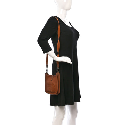 Hermes Taurillon Clemence Evelyne TPM Gold 2 of 11
