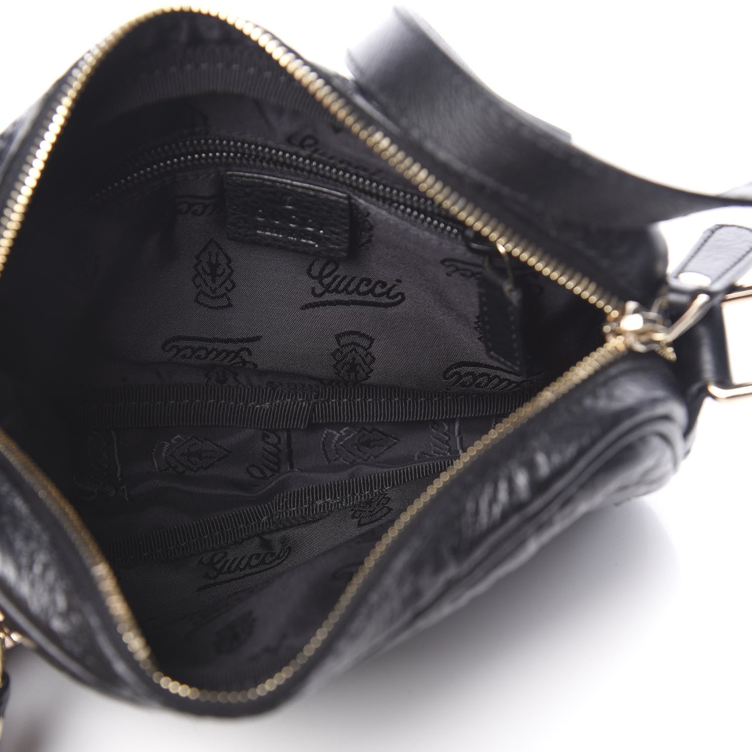 Gucci Guccissima Small Shoulder Bag Black 5 of 11