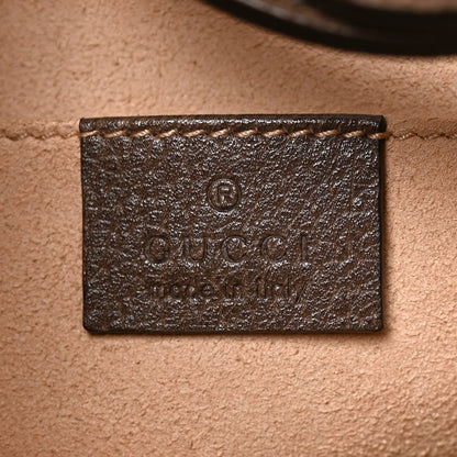 Gucci GG Supreme Monogram Web Small Ophidia Bucket Bag Brown 6 of 9