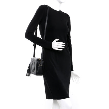 Gucci Pebbled Calfskin Small Soho Disco Bag Black 2 of 7