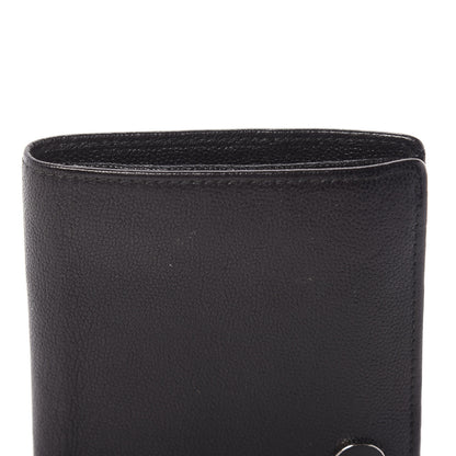 Chanel Caviar CC Button Bi-Fold Wallet Black 9 of 9