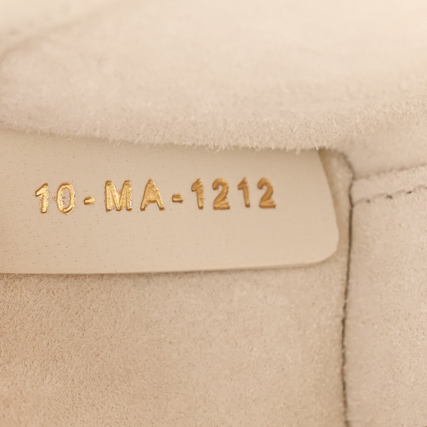 Lambskin Cannage Dioramour Micro Lady D-Joy Latte