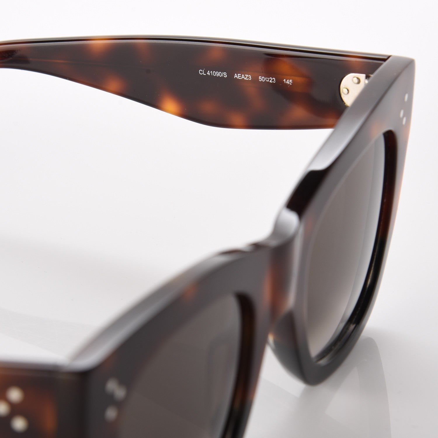 Celine Catherine Sunglasses CL 41090/S Tortoise 5 of 7