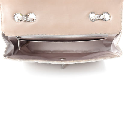 Chanel Nylon Medium Travel Flap Light Beige 5 of 13