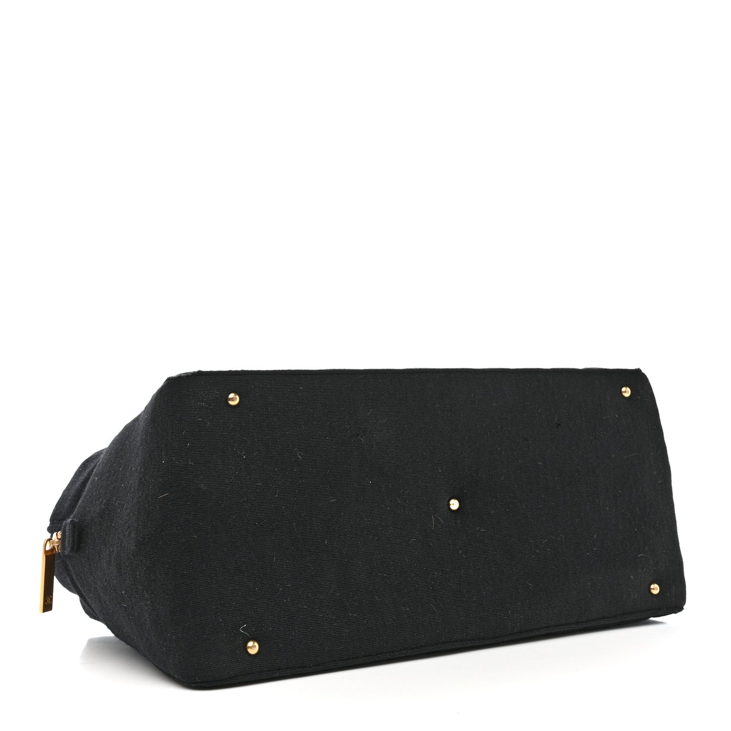 Jersey Square Quilted Bowler Black