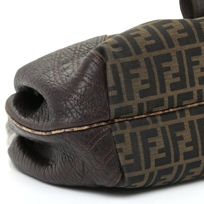 Fendi Zucca Nappa Nuvolata Vitello Tortuga Spy Tobacco Moro 5 of 19