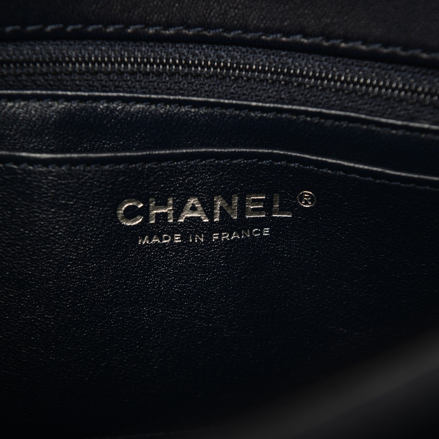 Chanel Lambskin Quilted Small Geometric Flap Navy 6 of 7