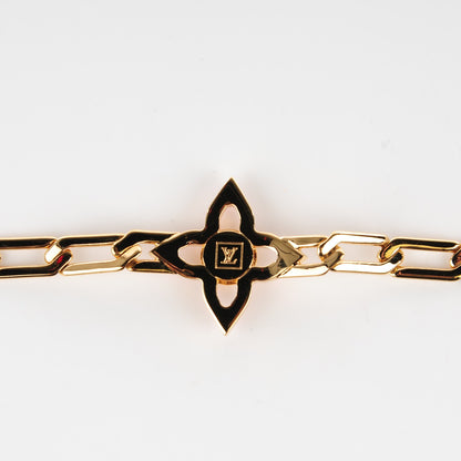 Louis Vuitton Swarovski Crystal Flower Power Bracelet Gold 4 of 7