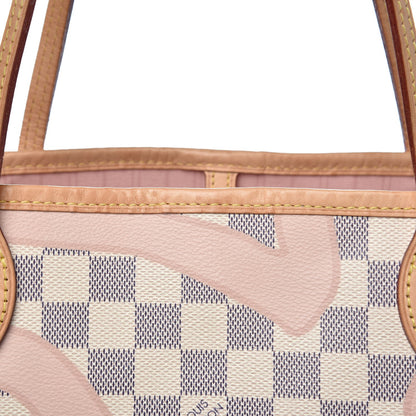 Louis Vuitton Damier Azur Tahitienne Neverfull MM 18 of 18