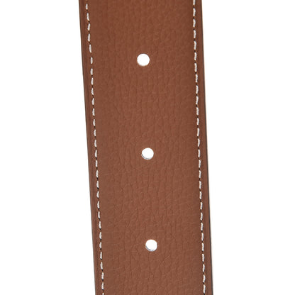 Hermes Box Togo 32mm Guilloche H Belt 90 Black Gold 5 of 6