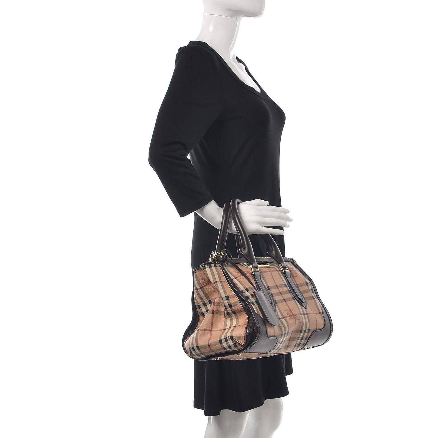 Haymarket Check Small Gladstone Chocolate