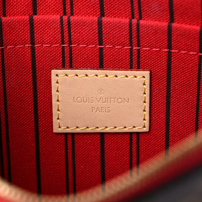 Louis Vuitton Monogram Neverfull MM GM Pochette Cherry 6 of 9