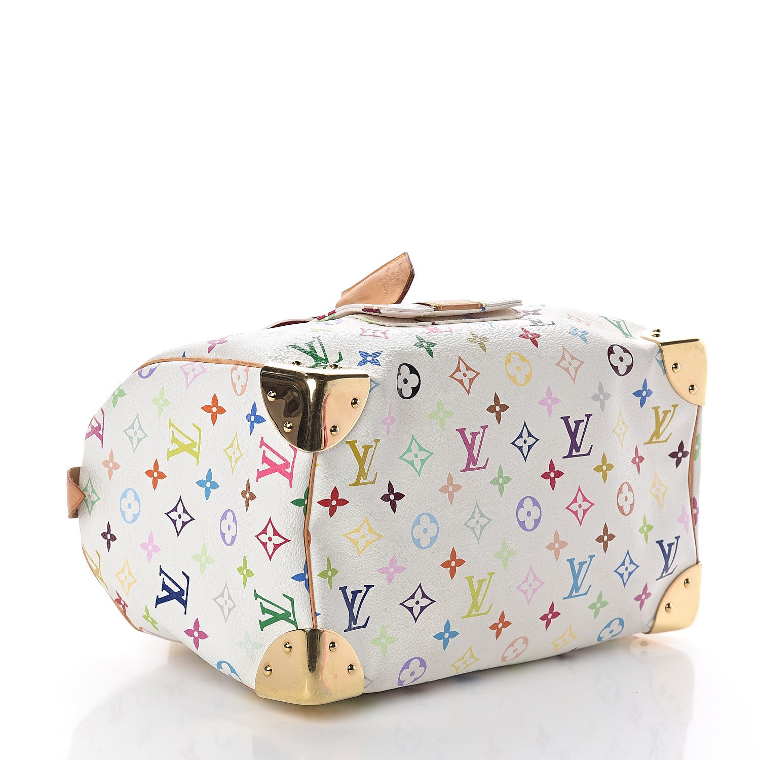 Louis Vuitton Monogram Multicolor Speedy 30 White 3 of 7