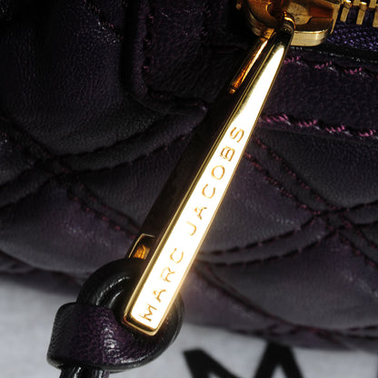 Marc Jacobs Quilted Leather Stam Purple 7 of 8