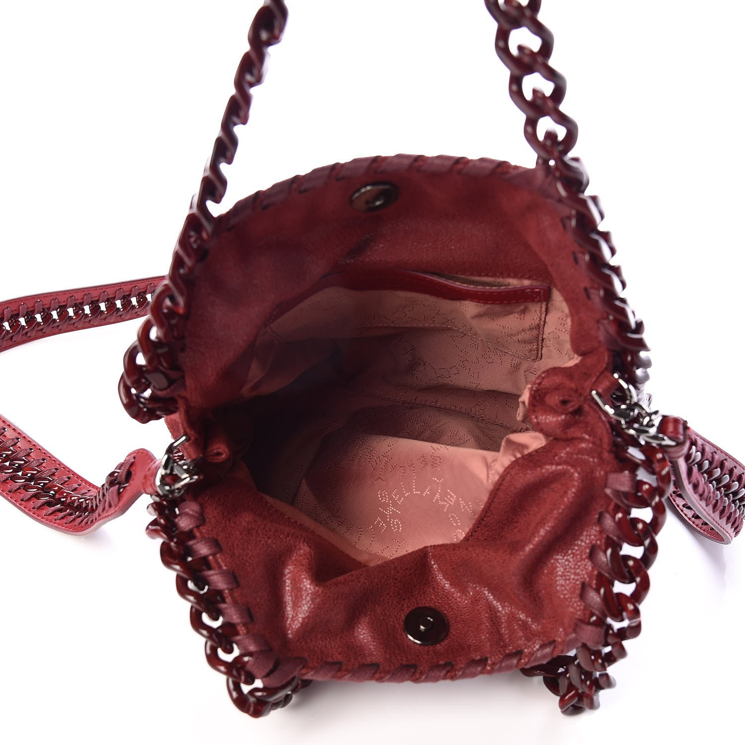 Stella McCartney Shaggy Deer Mini Candy Falabella Ruby 7 of 10