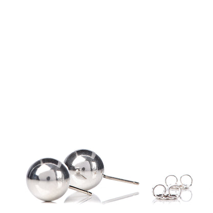Tiffany Sterling Silver 10mm HardWear Ball Earrings 3 of 3