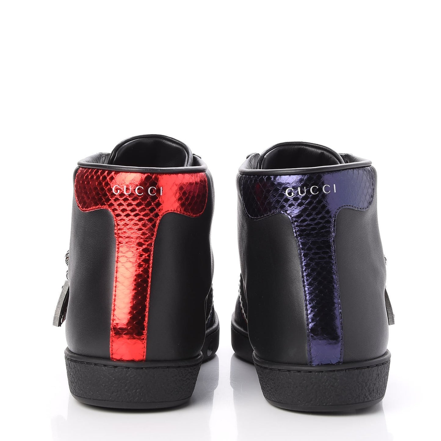 Calfskin Ayers Web Mens Dionysus High Top Sneakers 9 Black