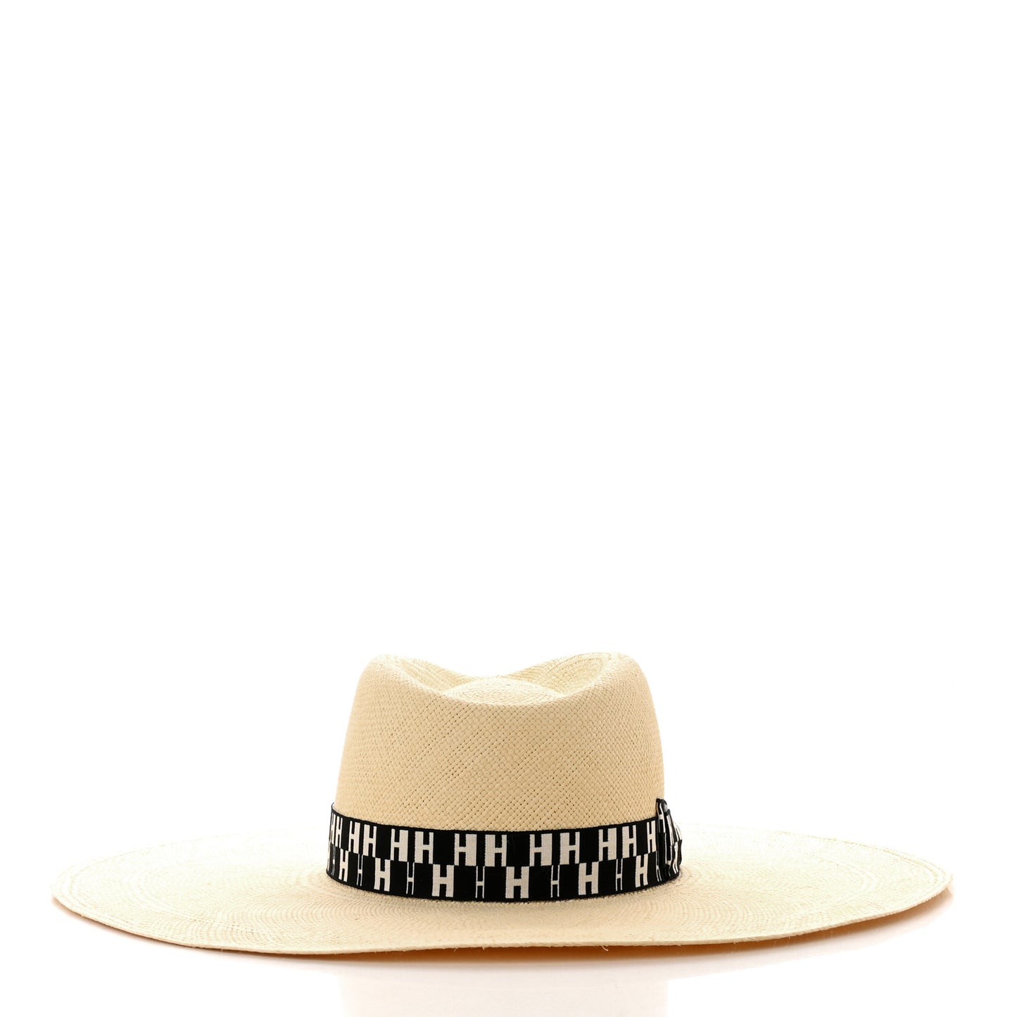 Straw Arizona Panama Brisa Hat 57 Naturel Ecru Black