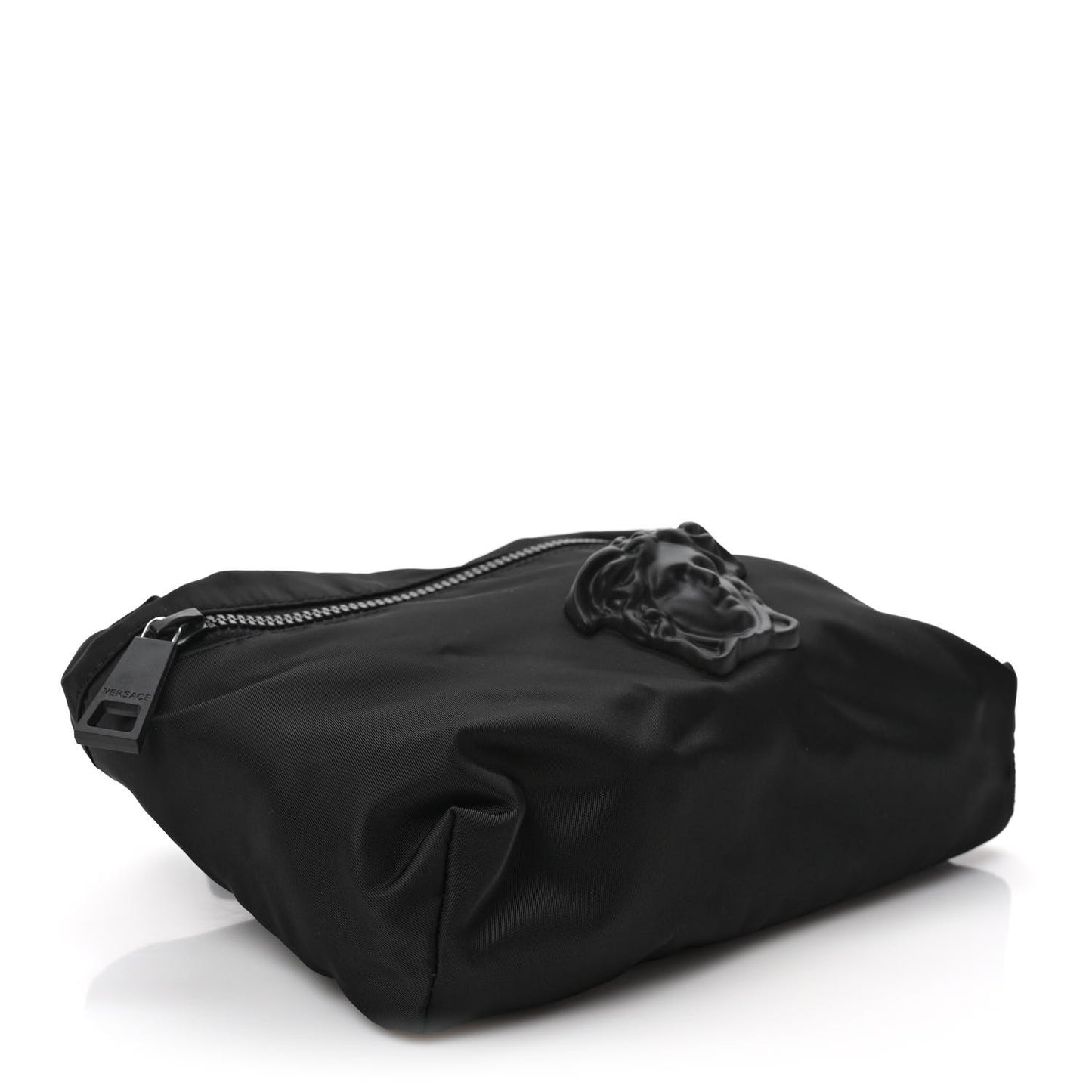 Nylon Palazzo Medusa Belt Bag Black Ruthenium