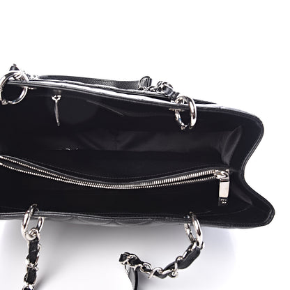 Chanel Caviar Quilted Grand Shopping Tote GST Black 5 of 9