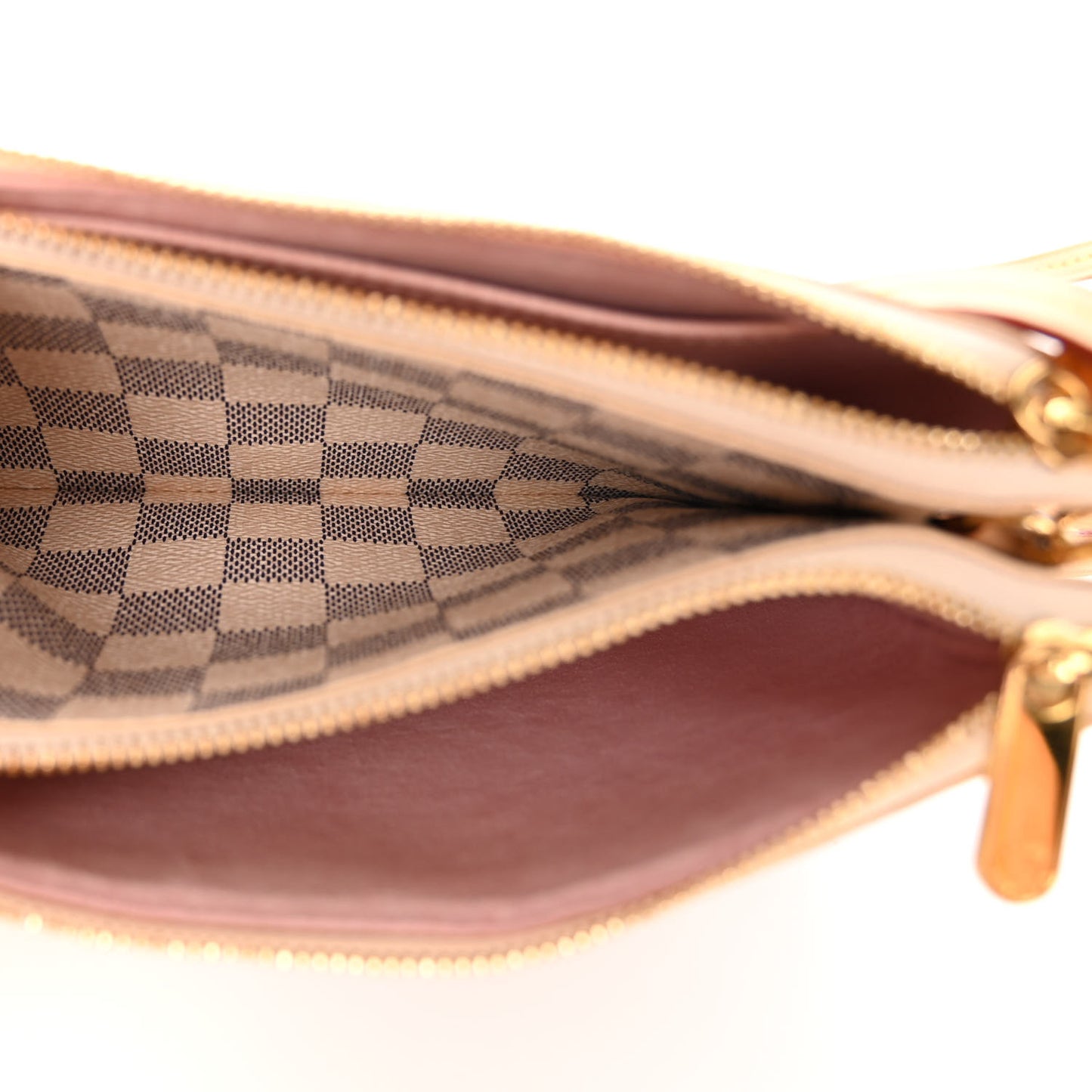 Damier Azur Double Zip Pochette