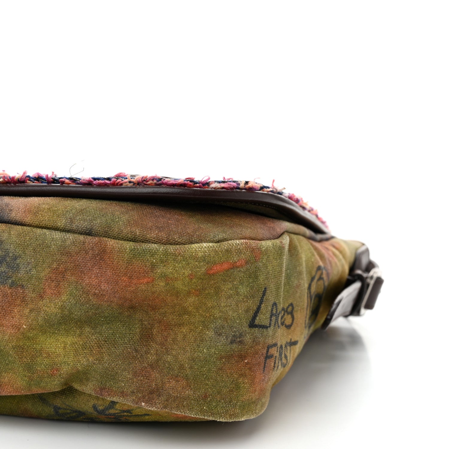 Chanel Washed Toile Graffiti On The Pavements Messenger Khaki Multicolor 10 of 10