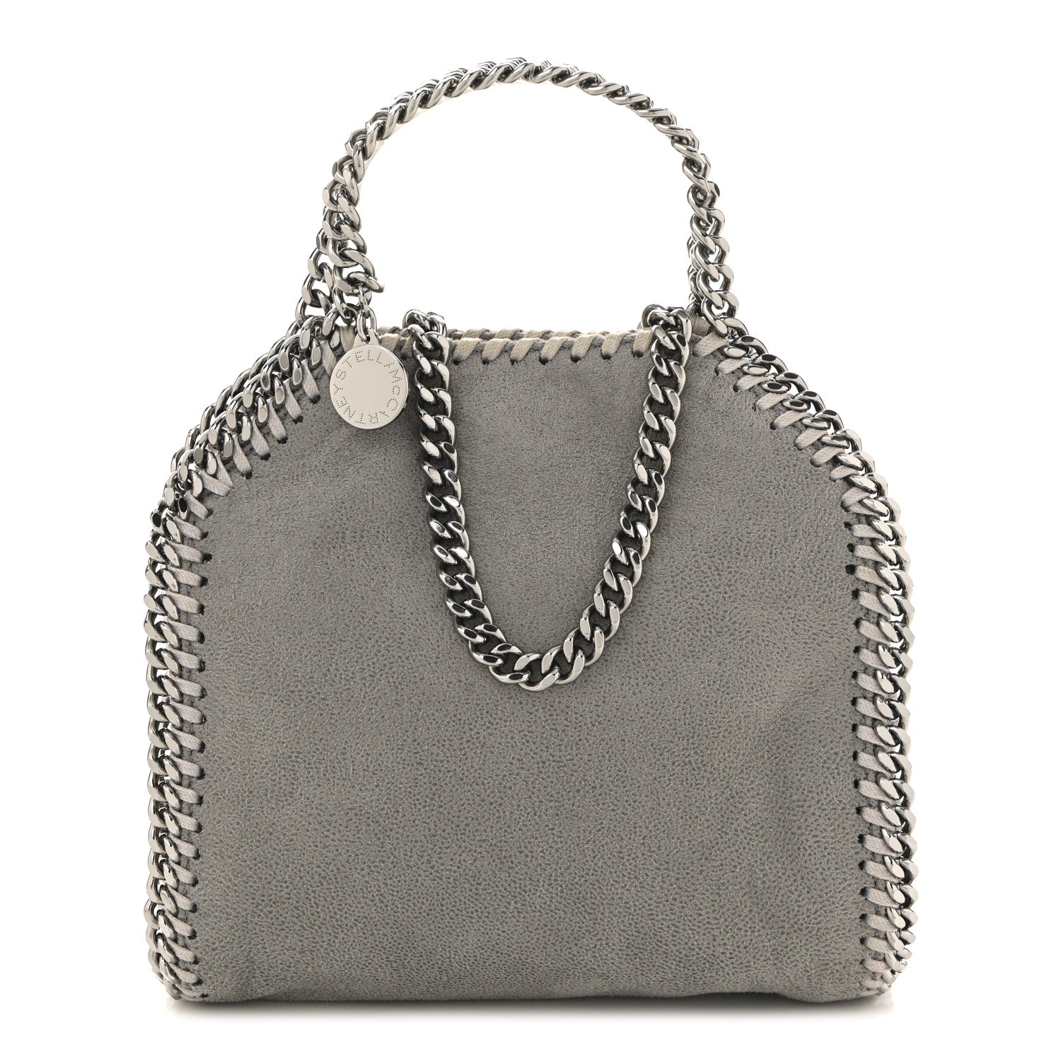 Stella McCartney Shaggy Deer Tiny Falabella Tote Grey 1 of 10