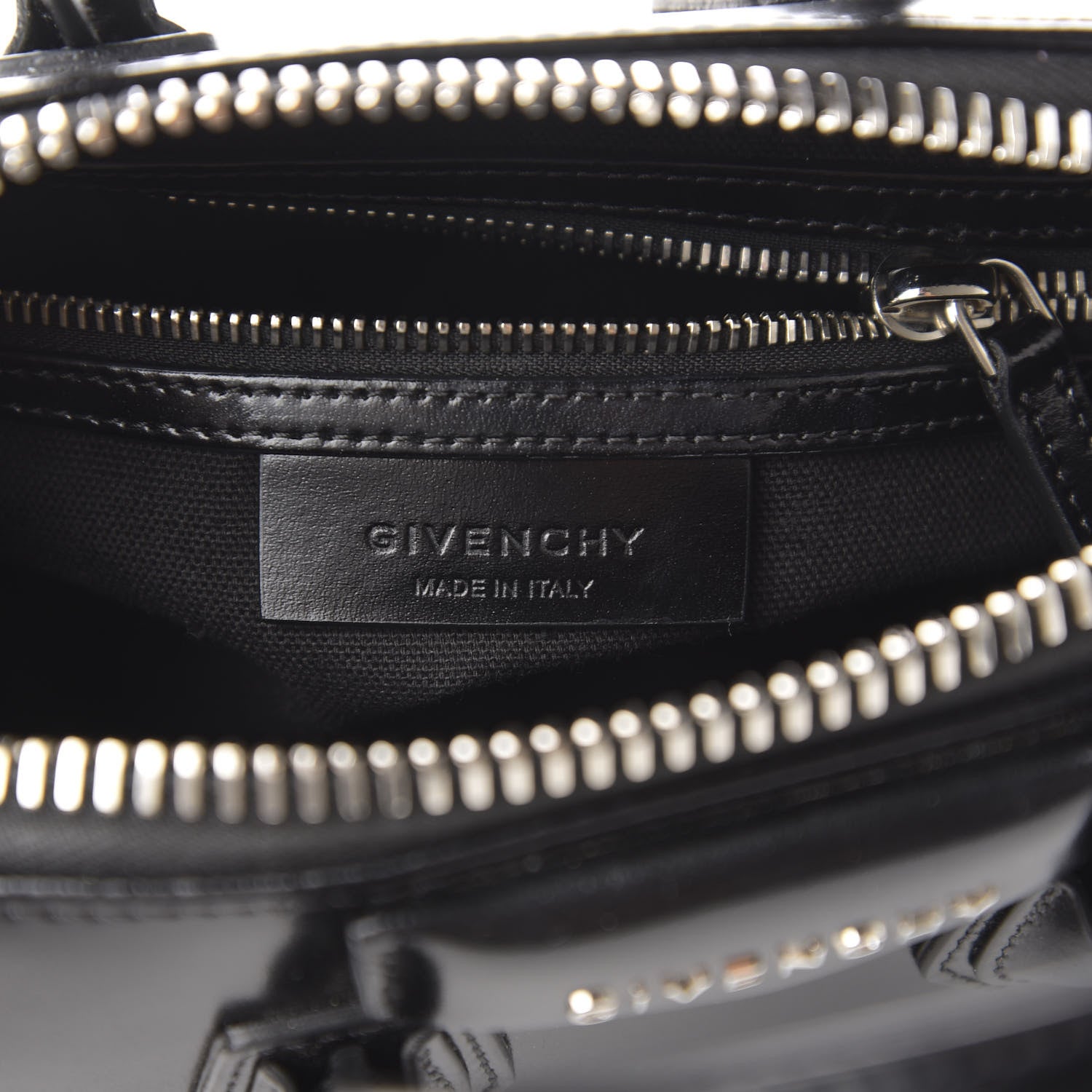 Givenchy Shiny Lord Calfskin Mini Antigona Black 7 of 11